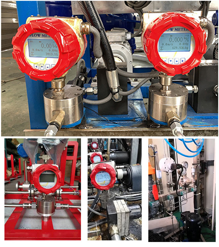 圓齒輪容積式流量計現場安裝案例