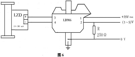 衛(wèi)生型金屬浮子流量計(jì)本安防爆型接線圖